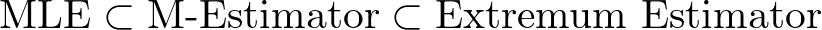 MLE is M-Estimator